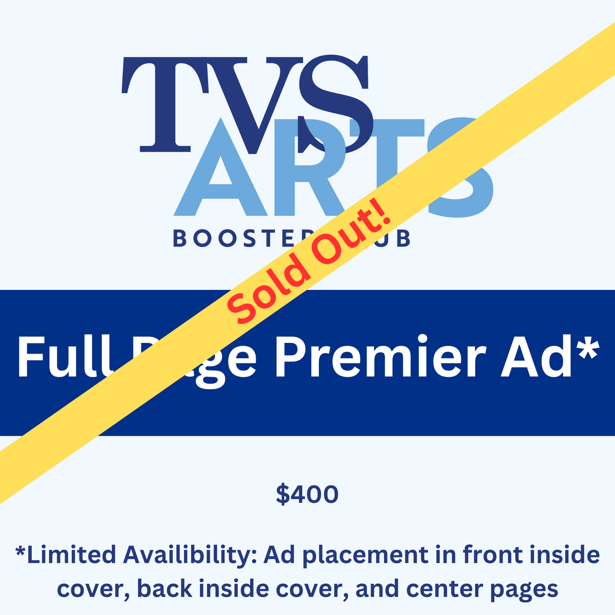 Premier Full Page Advertisement