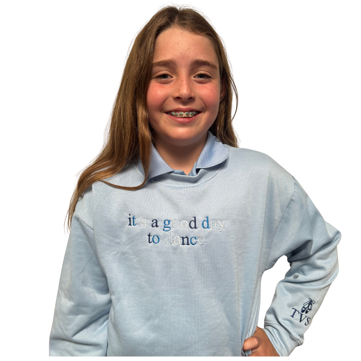 Embroidered Dance Sweatshirt
